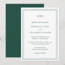Suche nach green wedding einladungen Klassisch