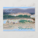 Suche nach oahu hawaii postkarten Wellen