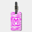 Suche nach rosa zebra gepäckanhänger Monogramm