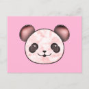 Suche nach rosa panda postkarten Cartoon