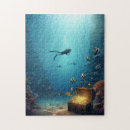 Suche nach taucher puzzle Schatz