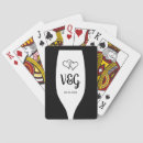 Suche nach champagner spielkarten Mit monogramm