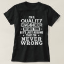 Suche nach qualitätsingenieur tshirts Beruf