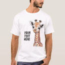 Suche nach niedliche giraffe tshirts Personalisiert