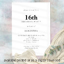 Suche nach 16 sechzehn jahre alt einladungen Gäste