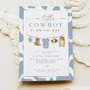 Suche nach cowboy baby party einladungen Werdende mutter