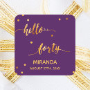 Suche nach geburtstag 40 aufkleber Gold