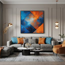 Suche nach blaues feuer poster Abstrakt