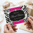 Suche nach zebra 16 geburtstag geburtstag einladungen Mädchenhaft