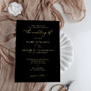 Suche nach schwarze goldhochzeit einladungen Paar