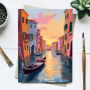 Suche nach venedig gondel postkarten Fluss