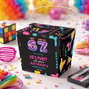 Suche nach 6 geburtstag papier geschenk box Neon geburtstagsfeier