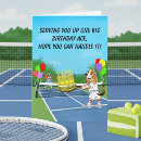 Suche nach tennis lustig karten Tennisplatz