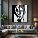 Suche nach abstrakte gesichter poster Modern
