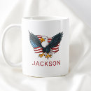 Suche nach amerikanischer weißkopfseeadler tassen Amerikanische flagge