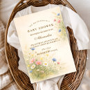 Suche nach frühlings baby party einladungen Wildblumen babyparty