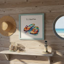 Suche nach flip flops poster Bunt