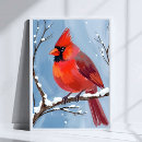 Suche nach vogel im winter poster Aquarell