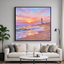 Suche nach leuchttürme poster Sonnenuntergang