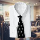 Suche nach monogram krawatten Schwarz weiß