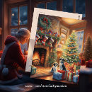 Suche nach vintager welpe postkarten Weihnachtsgrüße