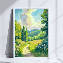 Suche nach neue landschaft poster Weiß