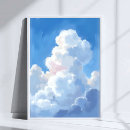 Suche nach blauer himmel weiße wolken poster Schön