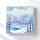 Suche nach winter wonderland poster Blau