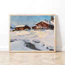 Suche nach tannenbäume poster Winterlandschaft