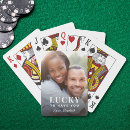 Suche nach viel glück spielkarten Jede person