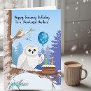Suche nach schnee eule karten Vogel