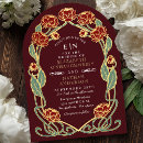 Suche nach art nouveau einladungen Monogramm