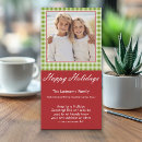 Suche nach gingham fotokarten Weihnachts fotokarte