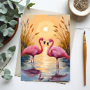 Suche nach rosa flamingos postkarten Tier