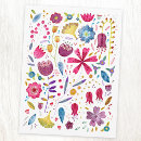 Suche nach botanische malerei postkarten Blume