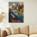 Suche nach retro chicago poster Vintage travposter