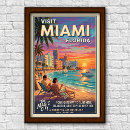 Suche nach vintage florida reise poster Miami