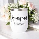 Suche nach brautjungfern geschenke Schwarz und weiß