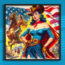 Suche nach vintage american flag poster Western