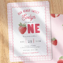Suche nach erdbeere einladungen Baby girl