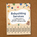 Suche nach tagesbetreuung flyer Babysitter