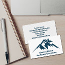 Suche nach mountain visitenkarten Agent