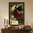 Suche nach vintage halloween poster Witch