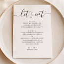 Suche nach minimal hochzeit menükarten Elegant