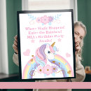 Suche nach regenbogen einhorn poster Mädchen