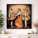 Suche nach vintage flapper poster Für sie