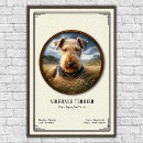 Suche nach airedales poster Hund