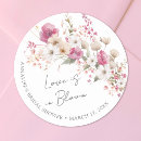 Suche nach rosa wildblumen aufkleber Braut