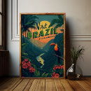 Suche nach brasilien reise poster Vintage reiseplakat