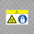 Suche nach geraeten aufkleber Gefahr